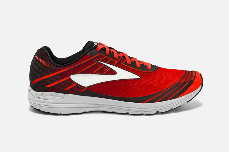 Brooks Asteria Mens Australia - Road Running Shoes - Red/Black (650-AVJPK)